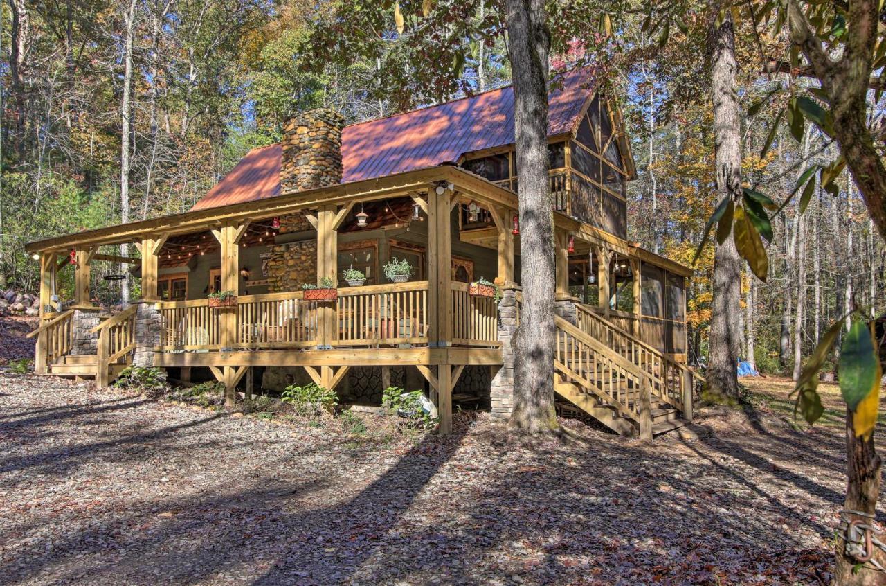Willa 5-Acre North Georgia Mountain Retreat With Creek! Sautee Nacoochee Zewnętrze zdjęcie